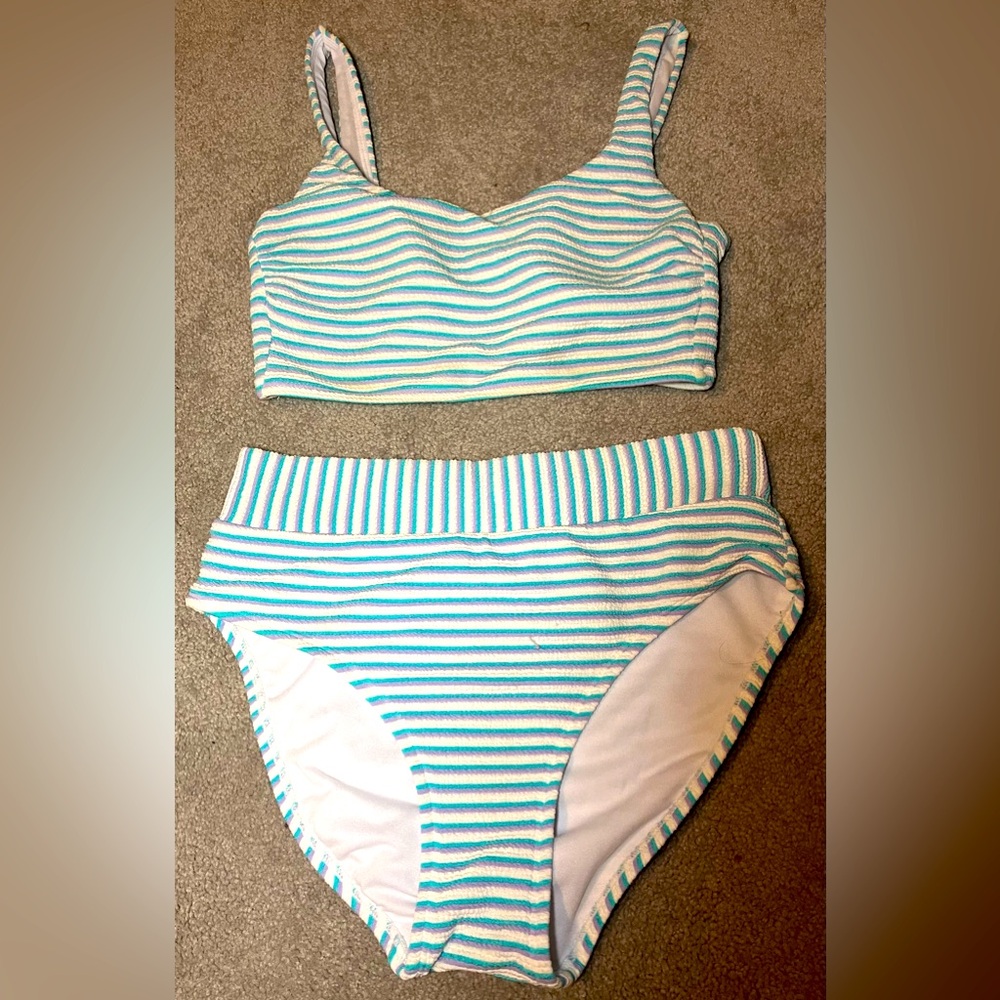 SO Striped Bikini Set
